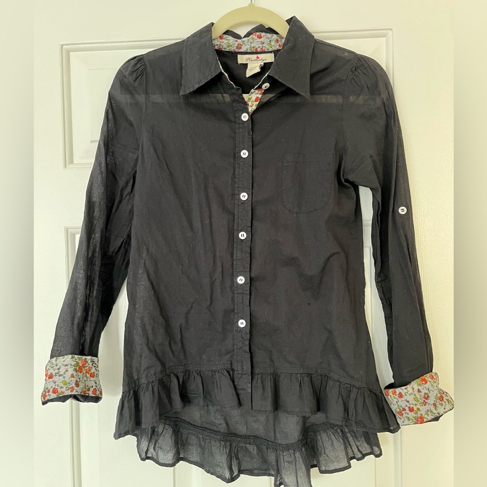 Black dress shirt